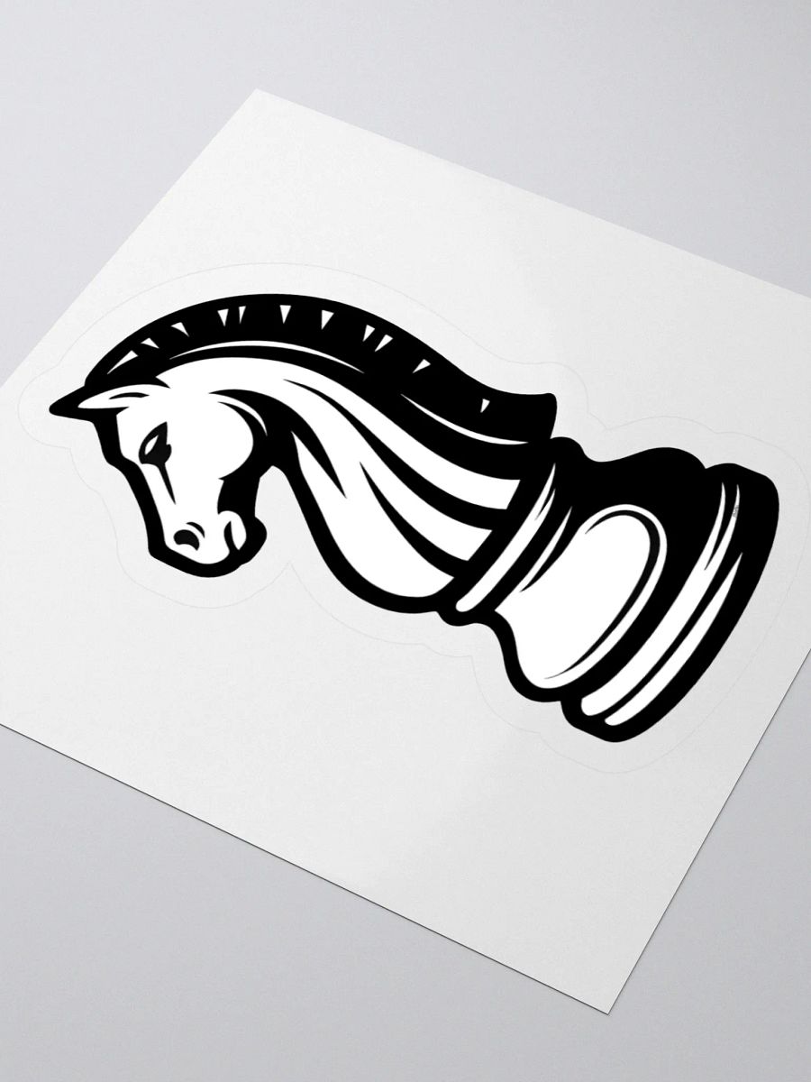 Classic Chess Knight Sticker product image (7)