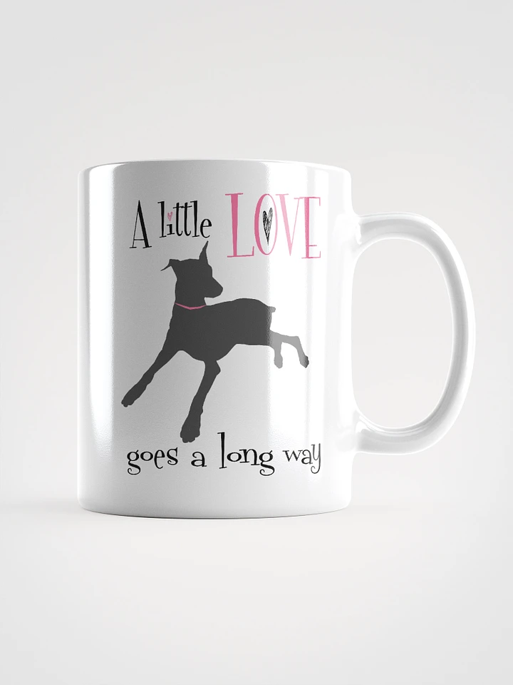 A little Love goes a long way, white mug product image (1)