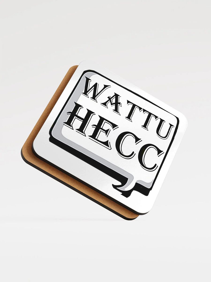 wattuhecc Glossed Cork Coaster product image (5)