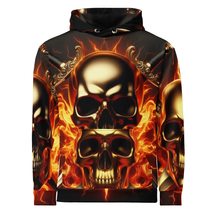Golden Art - Unisex Skull Hoodie #45 product image (1)