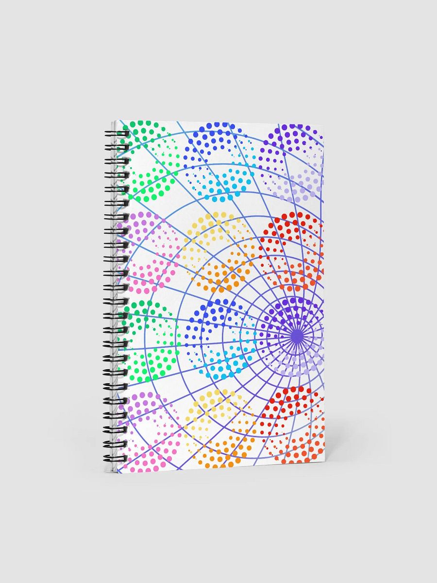 Captured By Gravity - Artistic Graphical Pattern Design Spiral Notebook product image (1)