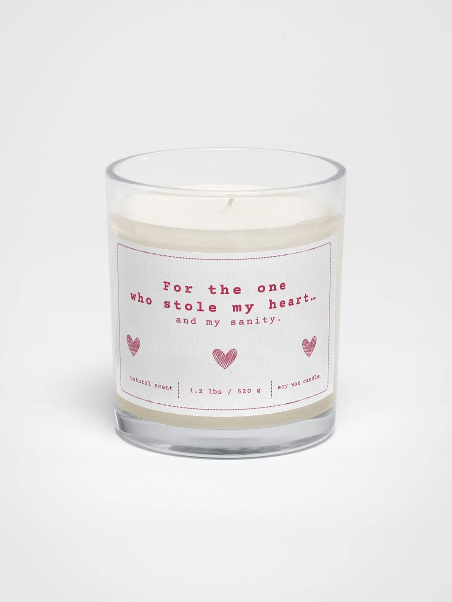 For The One Who Stole My Heart Candle product image (1)