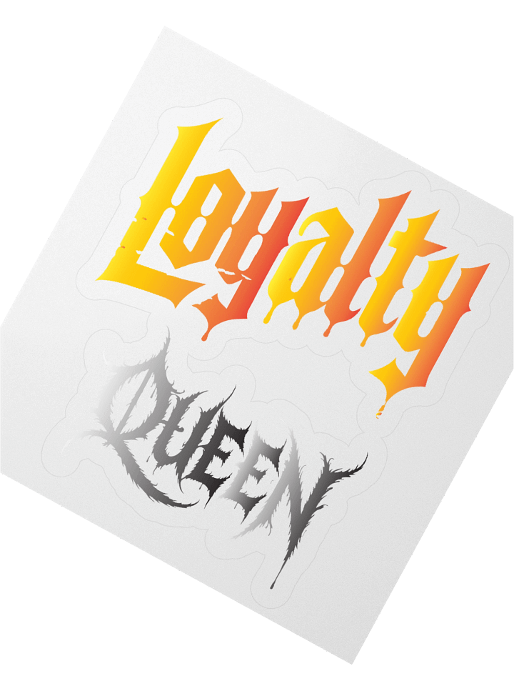Loyalty Queen Kiss Cut Stickers product image (5)