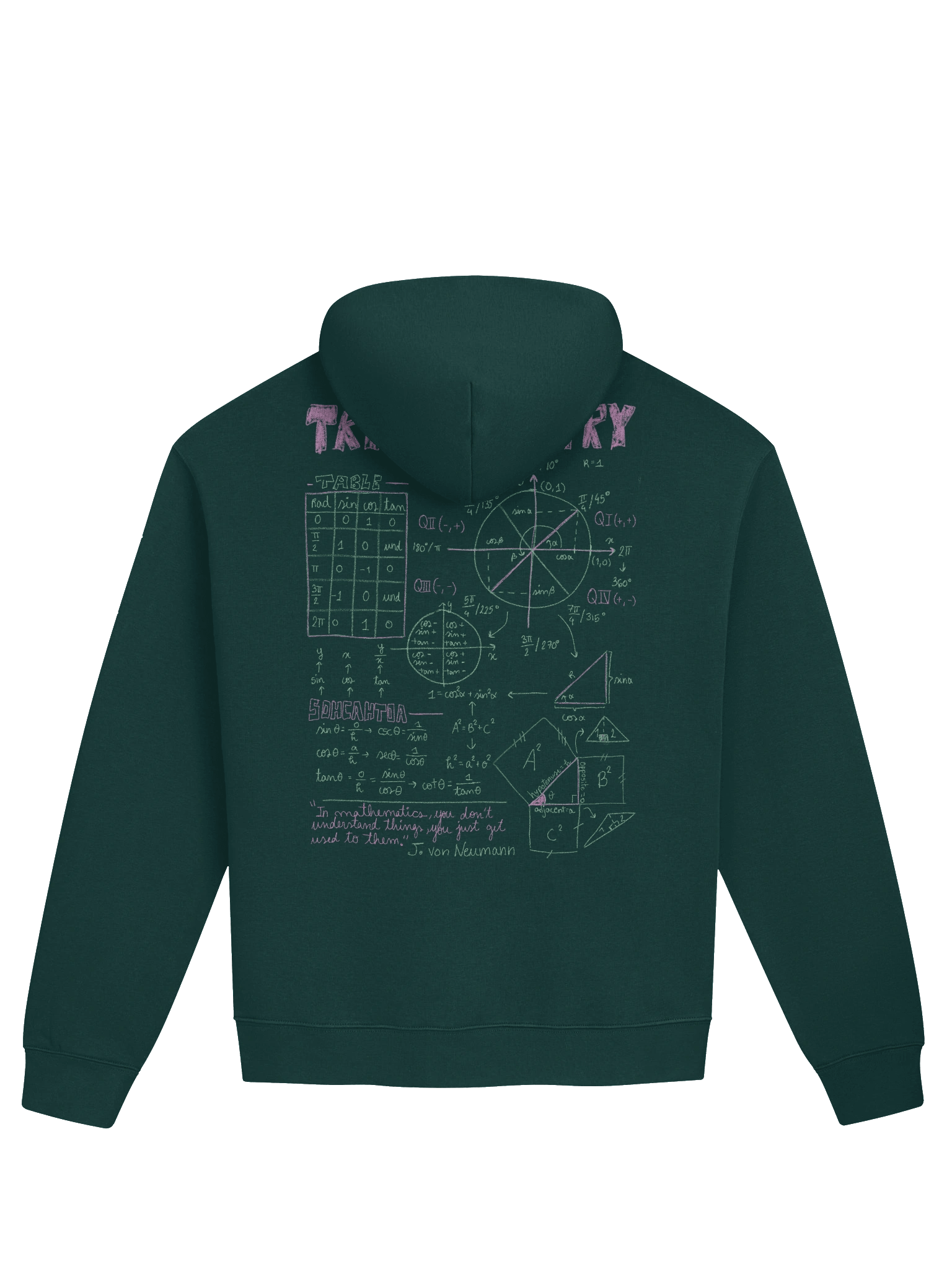 Trigonometry hoodie product image (1)