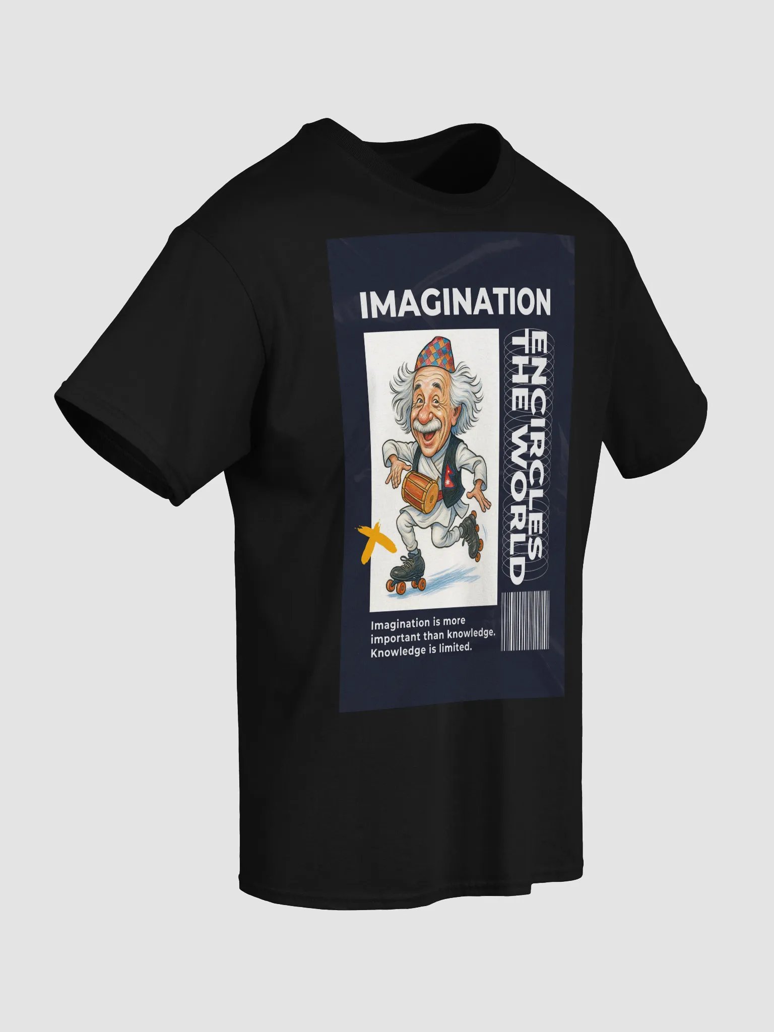 Albert Einstein Dance with Madal T-Shirt product image (50)