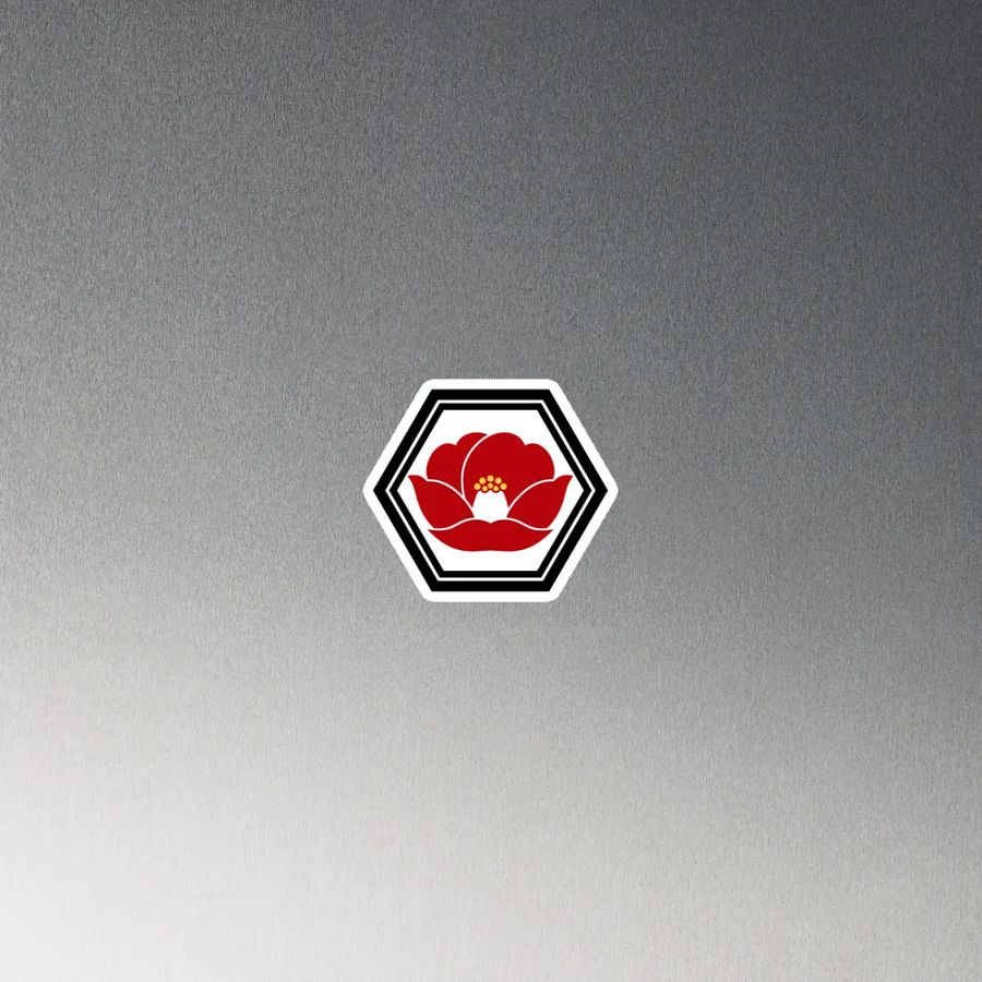 Nest of Smoke Tsubaki Emblem (Color) ✦ Die-Cut Magnets product image (4)