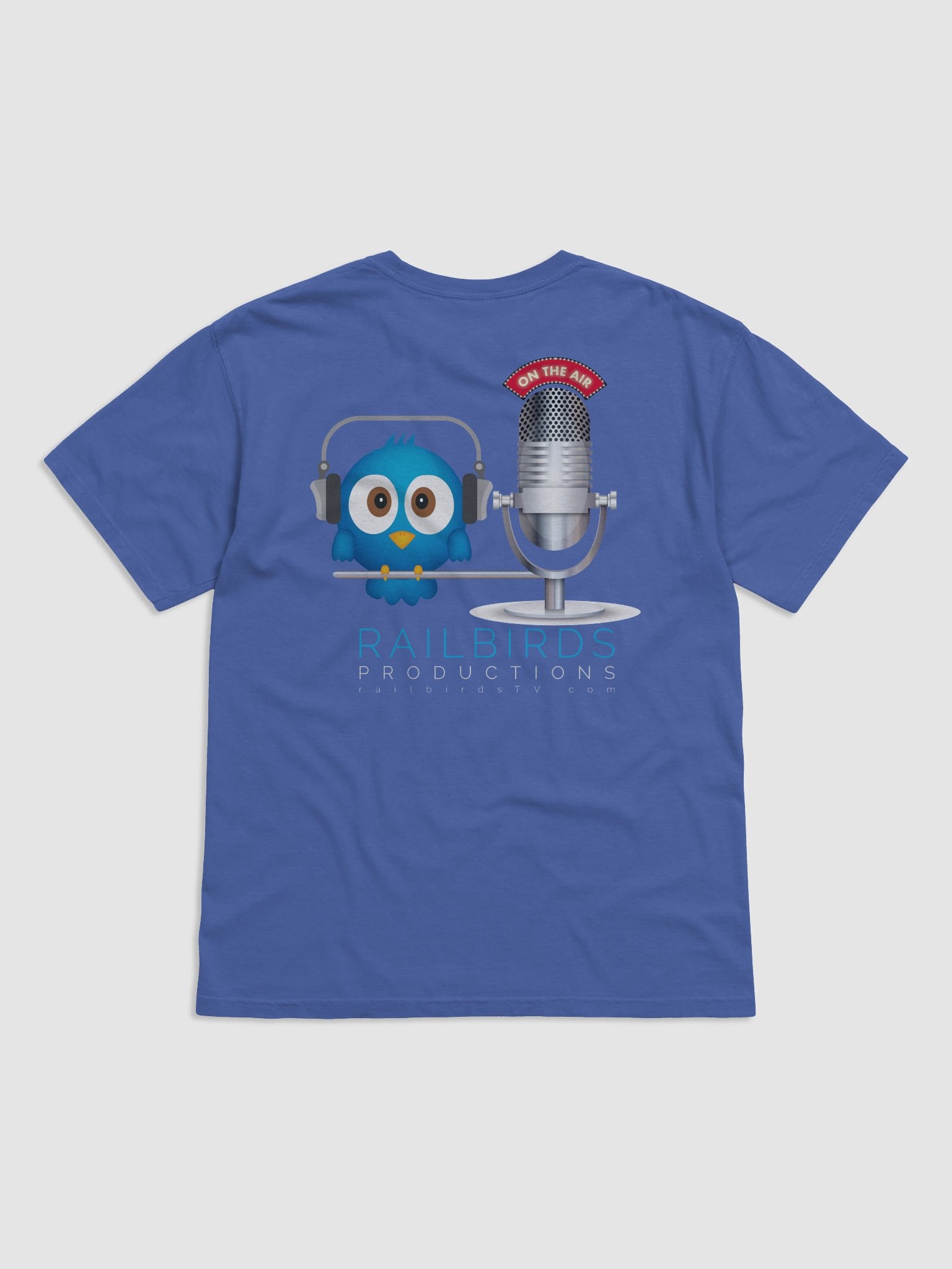 Unisex Blue Railbirds Heavyweight Tee product image (2)