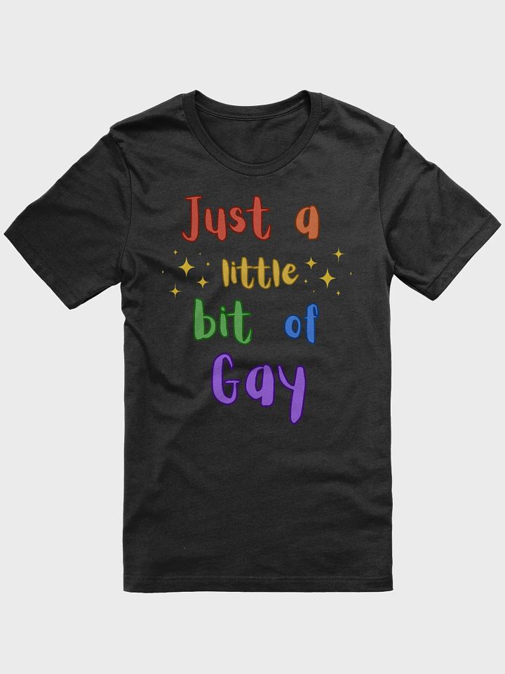 just a little gay tshirt product image (1)