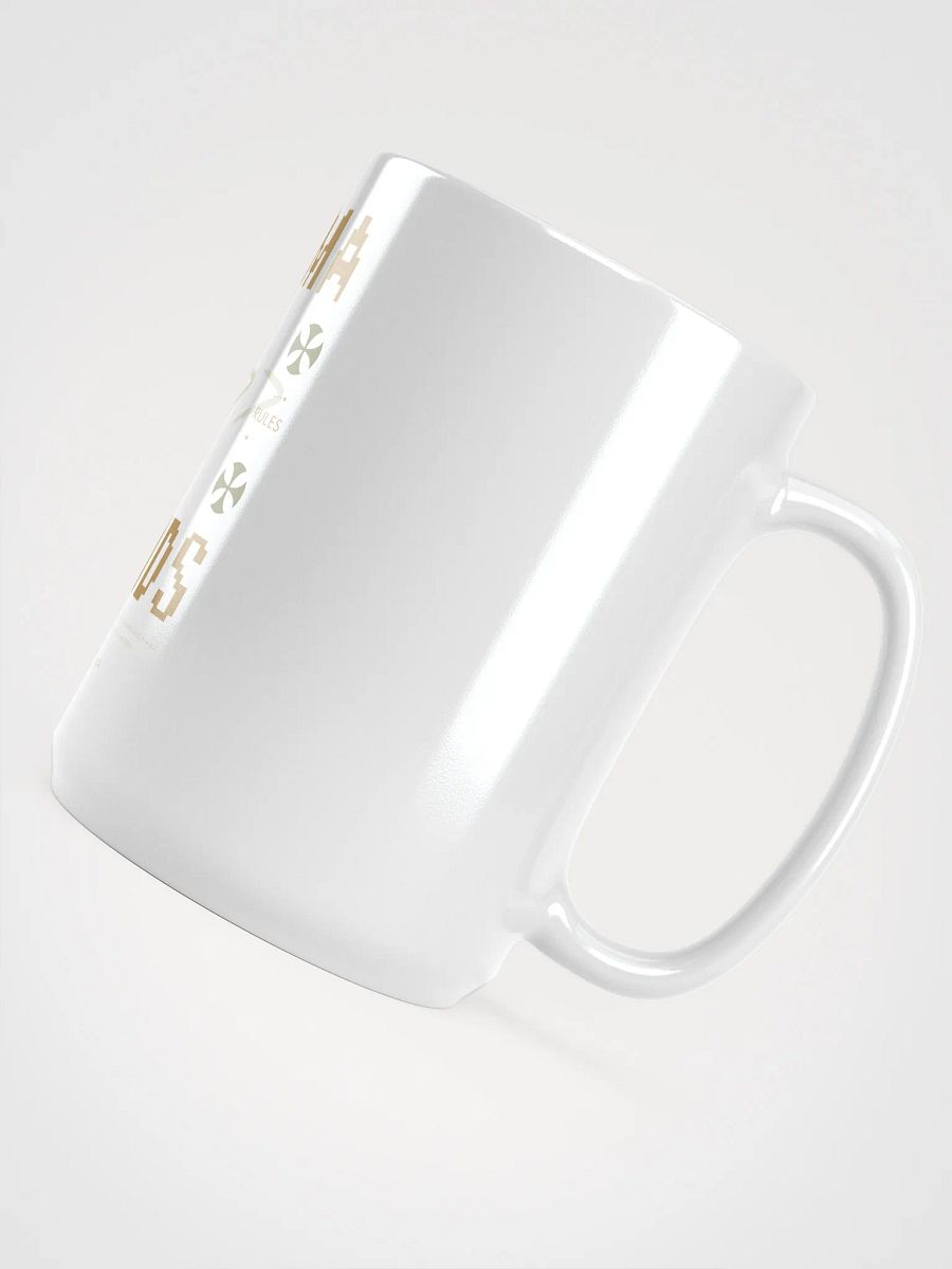 Karma Stands White Glossy Mug product image (4)