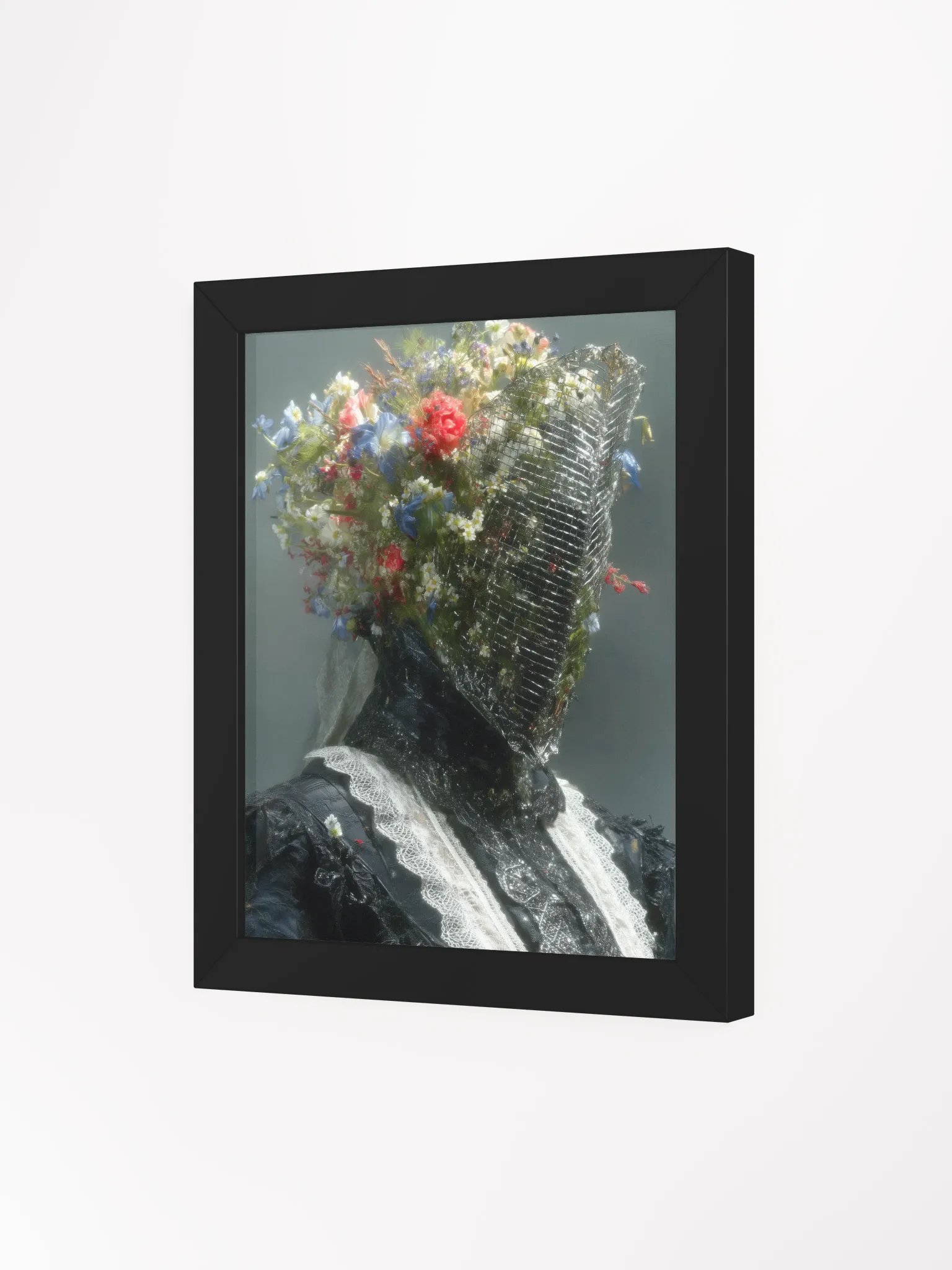 Veil of Bloom Ayous Wood Framed Matte Poster product image (41)