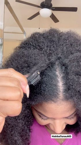 Hair secret 🤫 It’s giving scalp! When you want a full head of natural hair. @hergivenhair No leave out needed, no hair spray ...