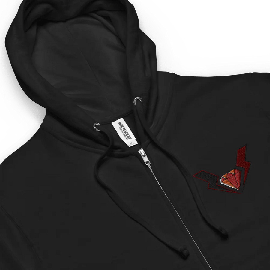 Tagline/Logo Zip up Fleece Hoodie product image (11)