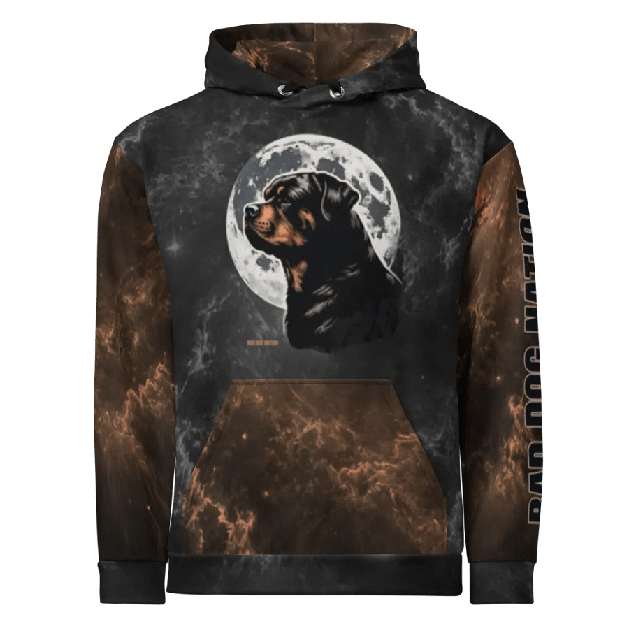 Fear of the Dark - Rottweiler - Adult All-Over Print Unisex Hoodie product image (3)