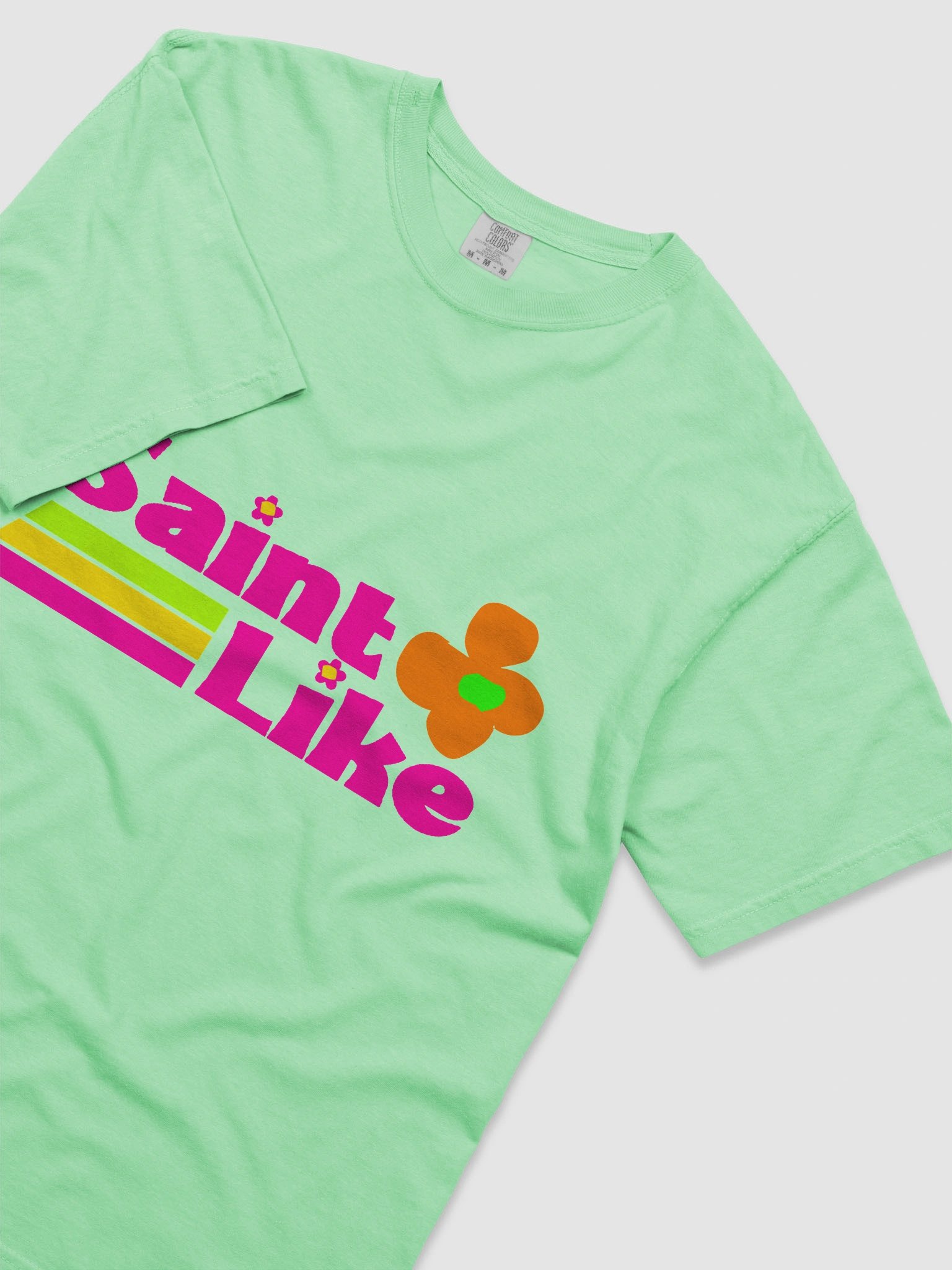 saintlike flower TEE product image (17)