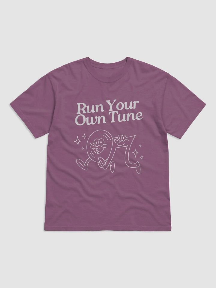 Run your own tune Smiley Tee product image (11)