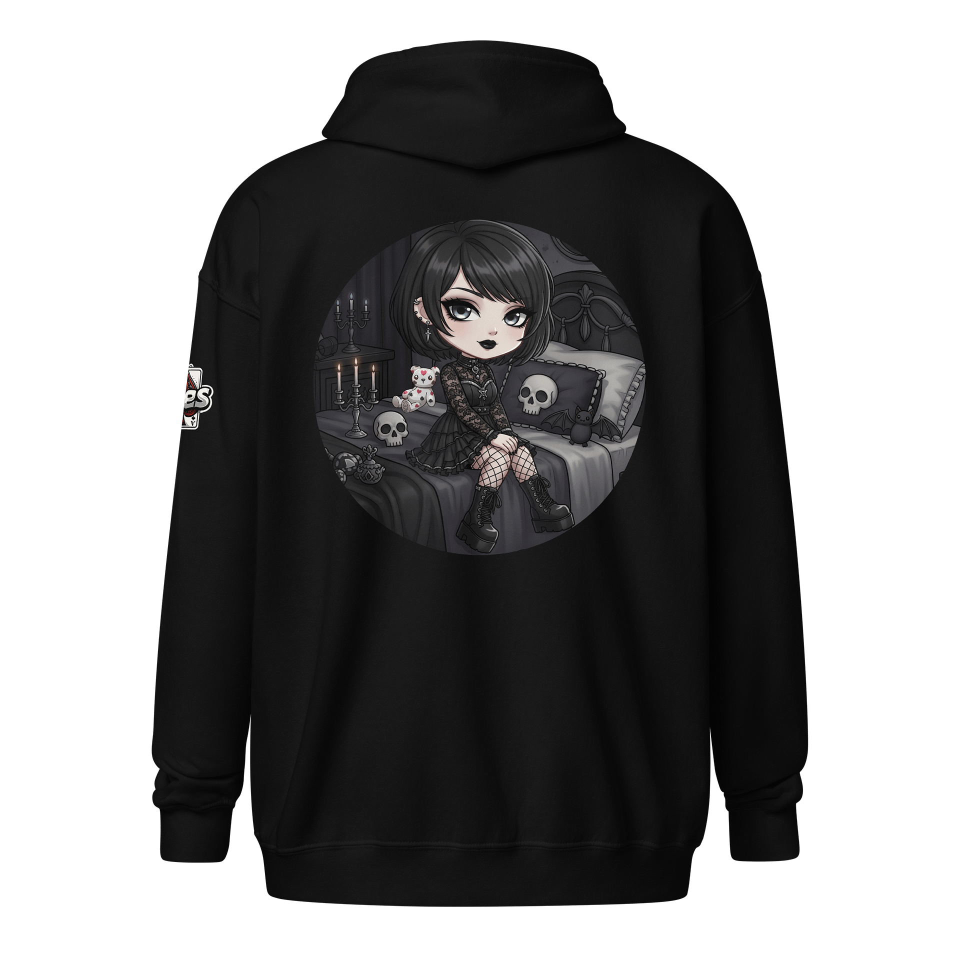 Goth Girl Halloween Hoodie product image (2)