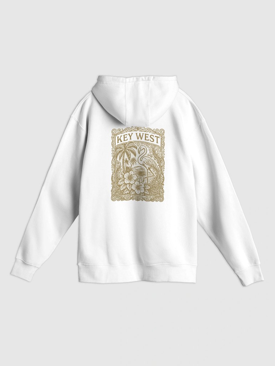 Key West Premium Pullover Hoodie with Flamingo and Hibiscus product image (3)