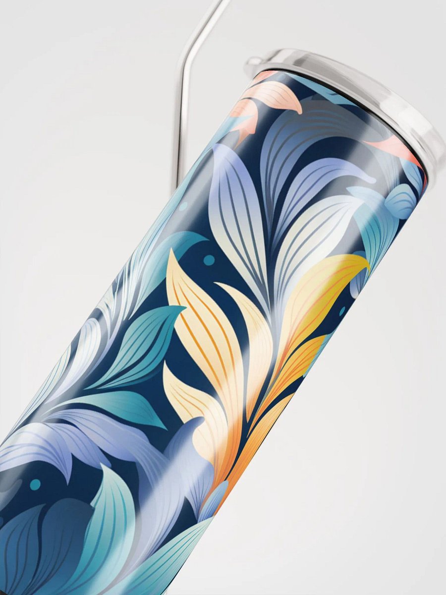 20oz Vibrant Pastel Forest Leaves Stainless Steel Tumbler – Stylish & Durable product image (5)