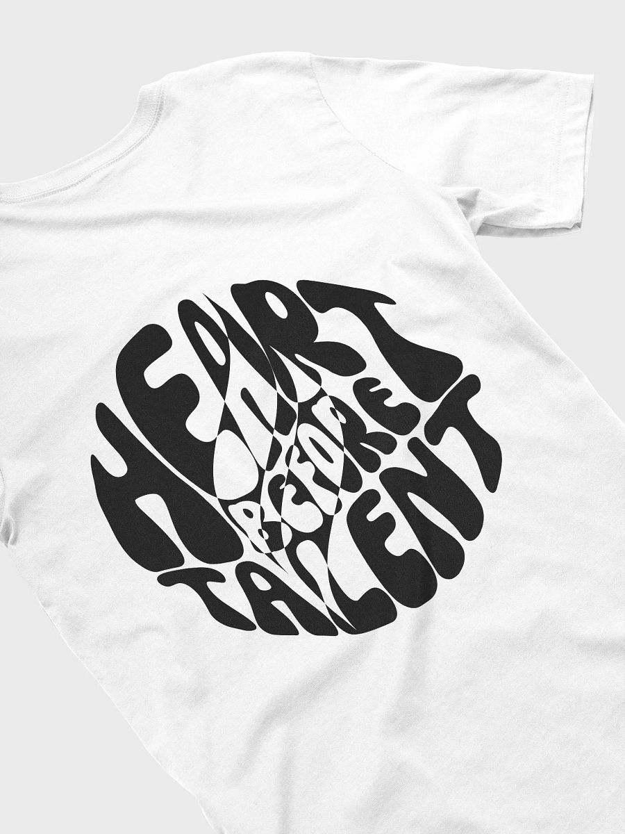 Heart Before Talent Tee | Black product image (4)