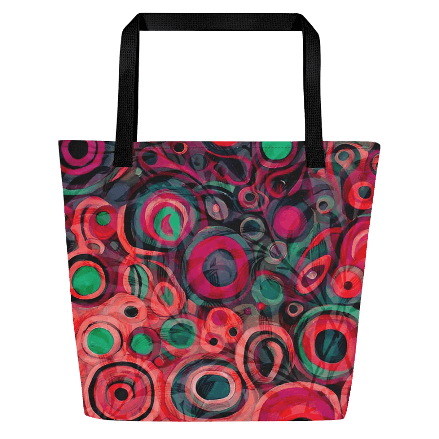 klimt inspired design all over print tote for arty moms and dads friends product image (1)