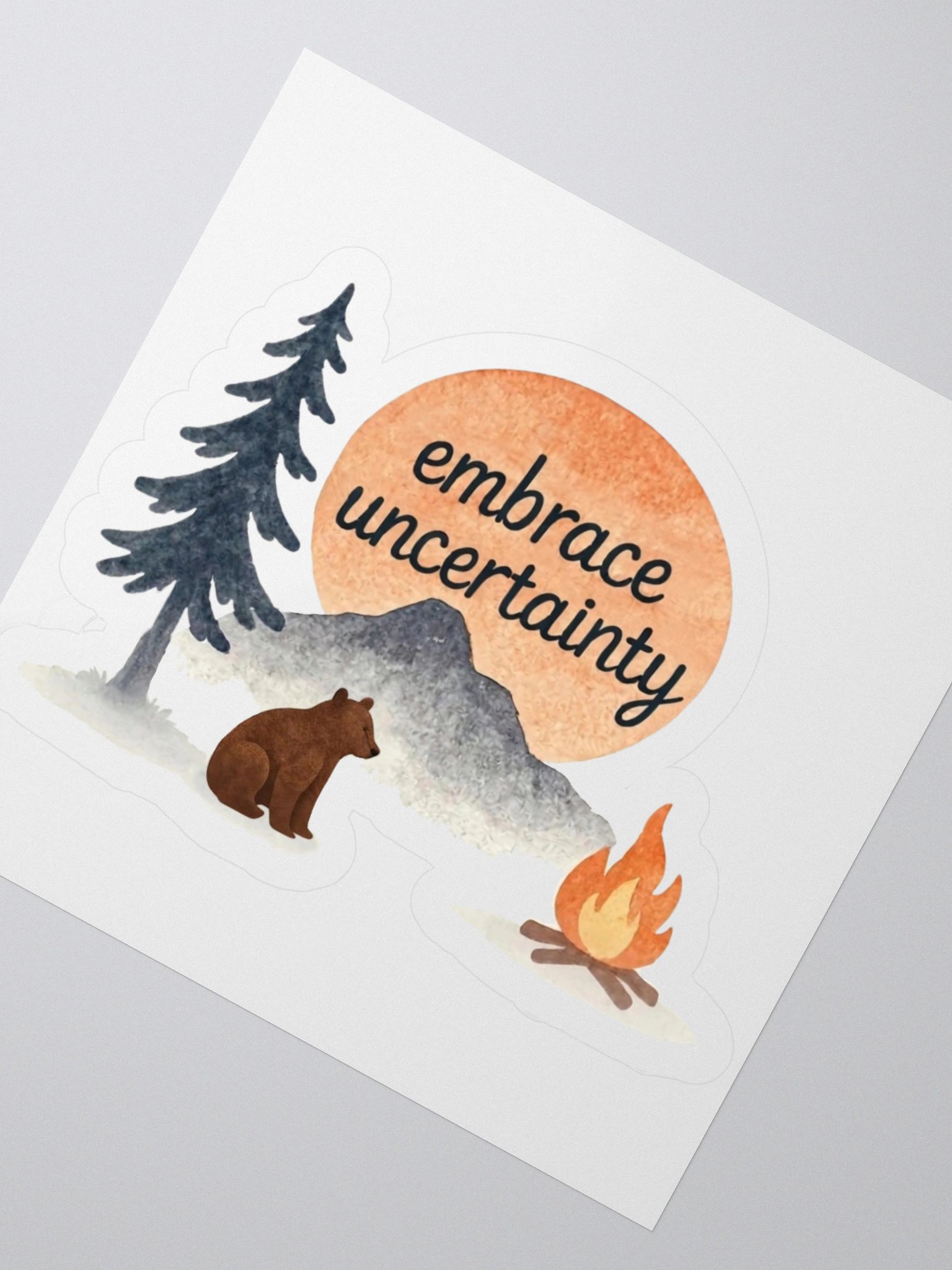 Embrace Uncertainty Sticker product image (1)