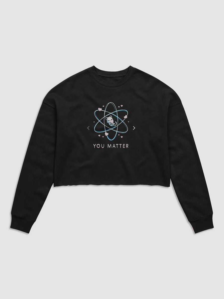 Atomic Cat Women's Crop Sweatshirt product image (1)
