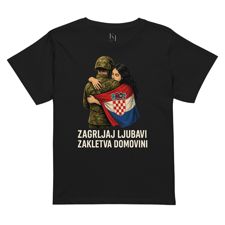 LJUBAV I DOMOVINA - ŽENSKA MAJICA KRATKIH RUKAVA product image (2)