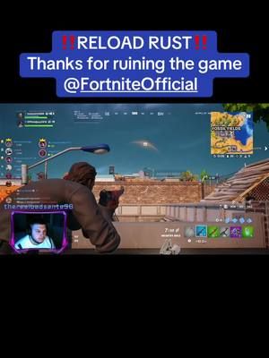 When #Fortnite release the new season for #battleroyal and it’s absolutely DOG WATER!! Reload is the new playground @Fortnite Official you’ve ruined the game #boycott #epicfail #closeitdown 