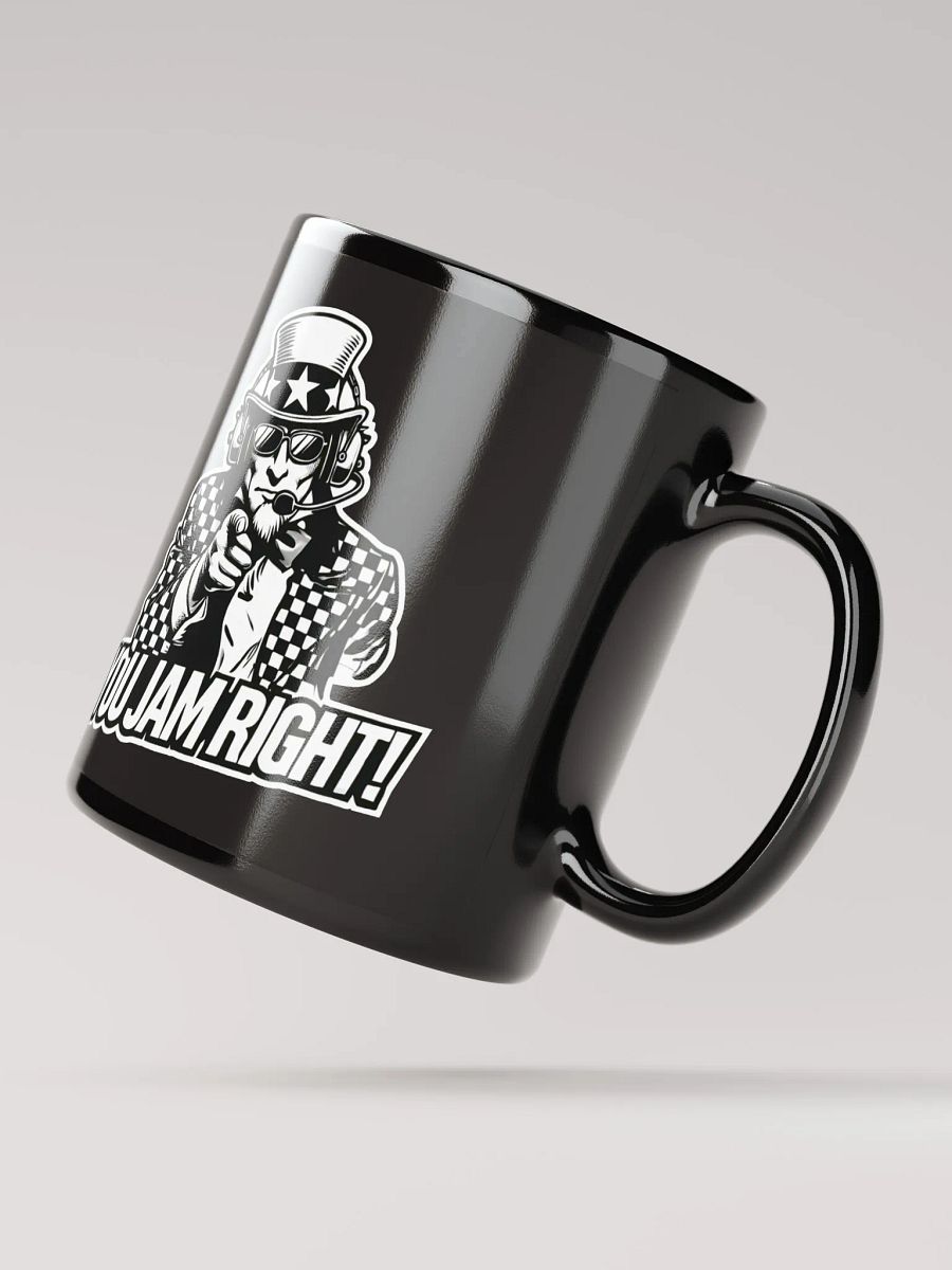 YOU JAM RIGHT! – Glossy Black Mug product image (4)