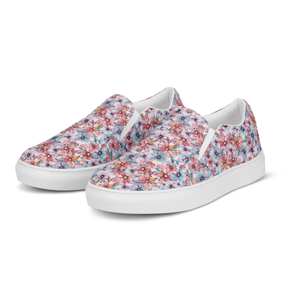 Flower Garden Women Canvas Shoes product image (3)