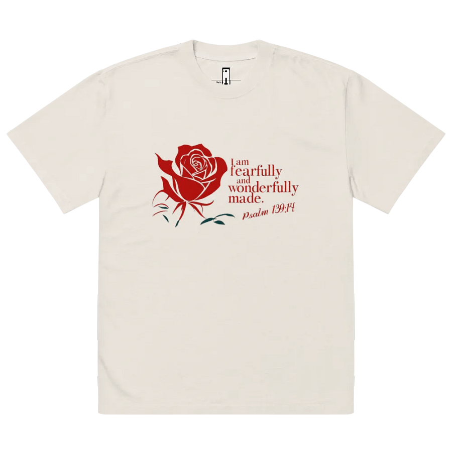 Fearfully and Wonderfully Made Oversized Tee product image (14)