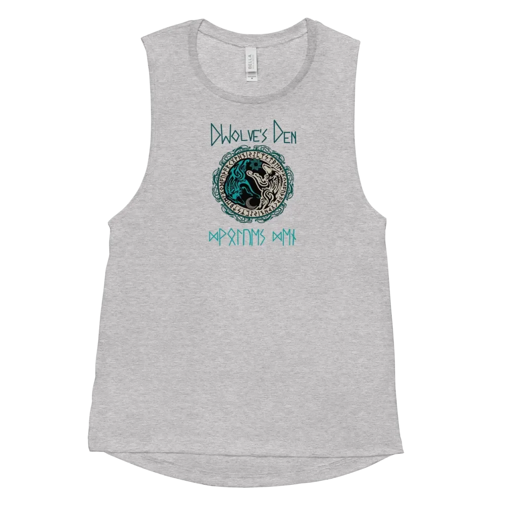 Mystical Wolves Den Flowy Tank product image (58)