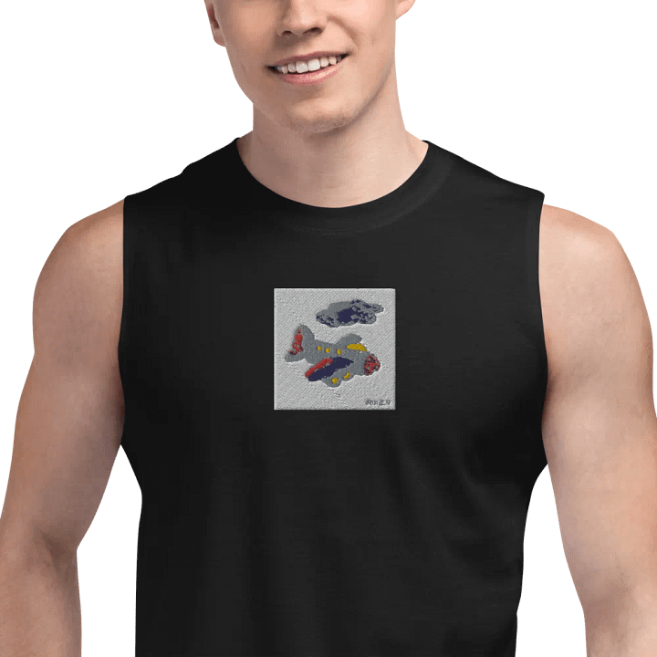 Kid Airplane (Bella+Canvas Muscle Tank) product image (1)