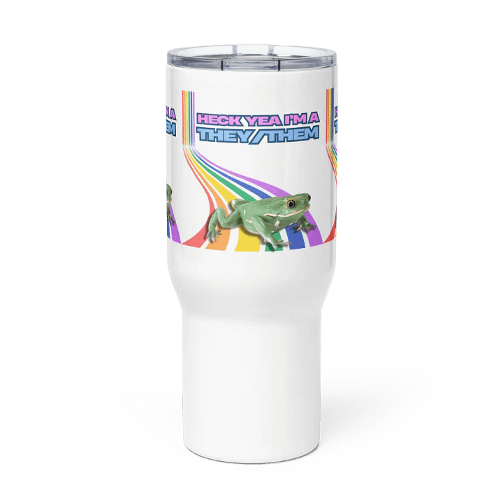 Heck Yea I'm A THEY/THEM Travel Mug product image (2)