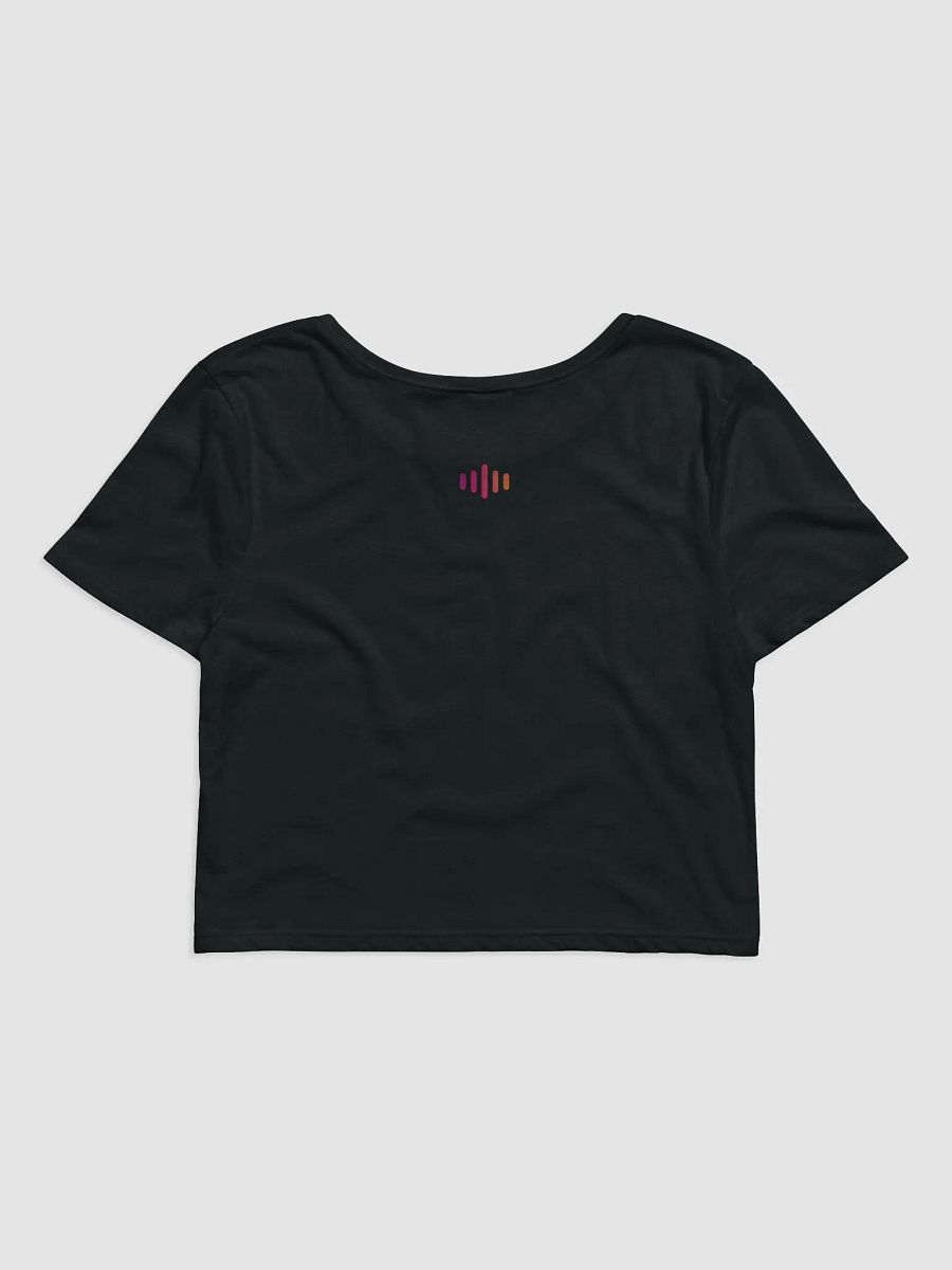 Women Eclipse Black Crop Tee product image (3)