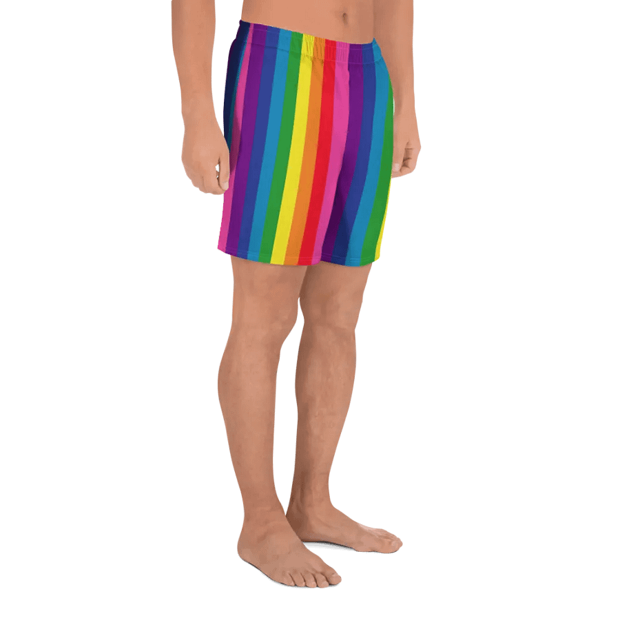 1978 Rainbow Pride Flag = 8-Color - All-Over Print Shorts product image (5)