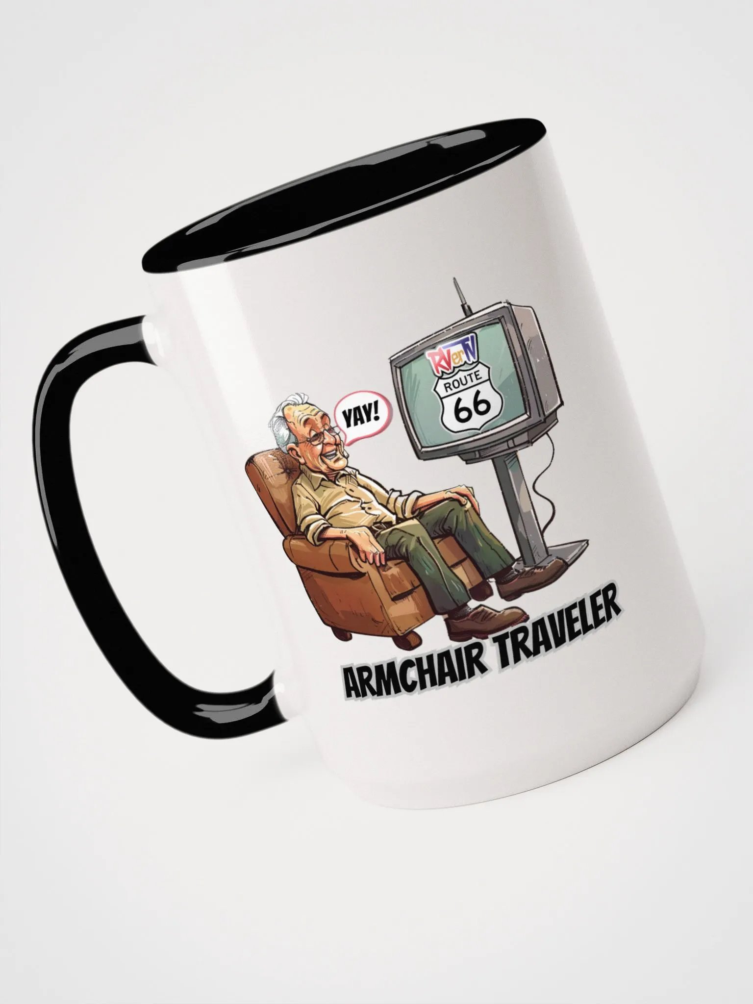 Armchair Traveler Grandpa - Coffee Mug product image (5)