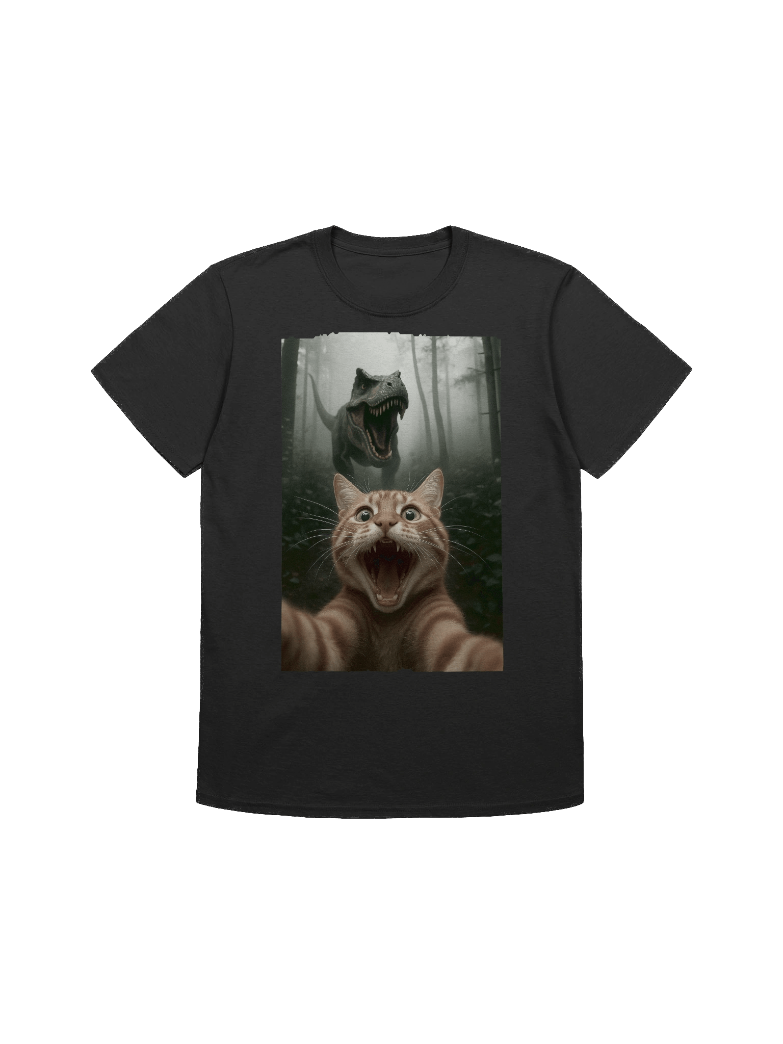 Selfie Cat T-Rex T-Shirt product image (2)