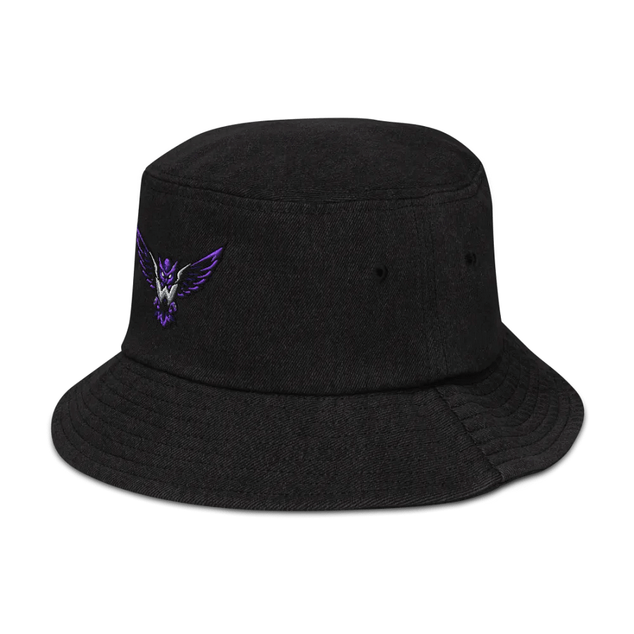 Wise Wings Denim Bucket Hat product image (4)