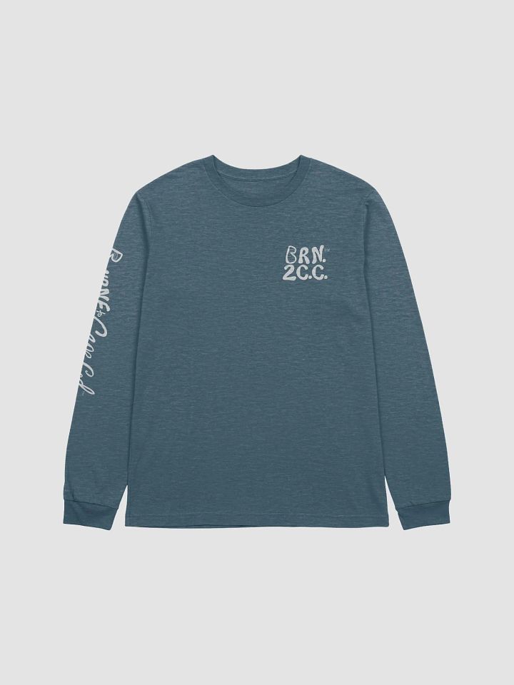Men's | BORN to Cape Cod™ | DTG Vintage Print | Supersoft Long Sleeve T-Shirt by Bella+Canvas | White Logo Available on Multiple Colors product image (1)