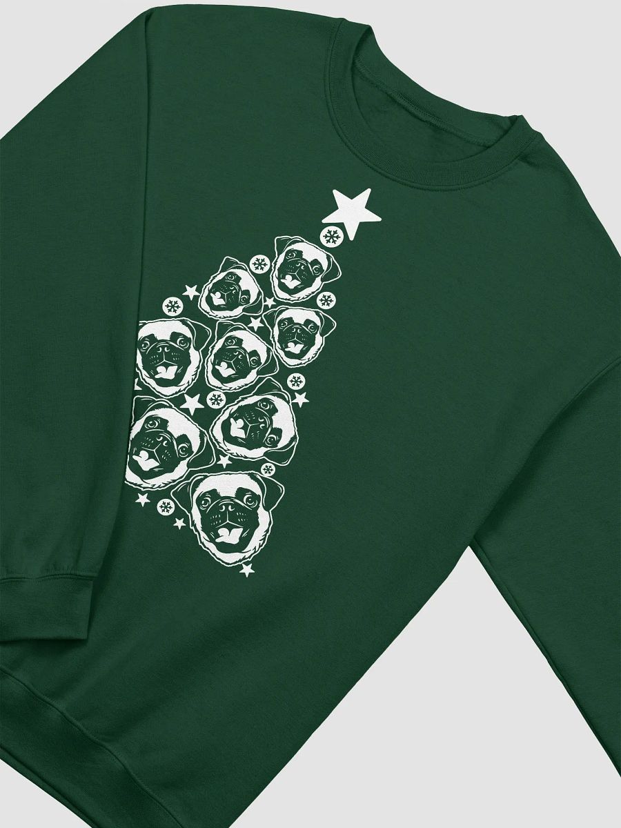 Pug(2) Christmas Tree Sweatshirt Design for Pug Paw-rents product image (14)