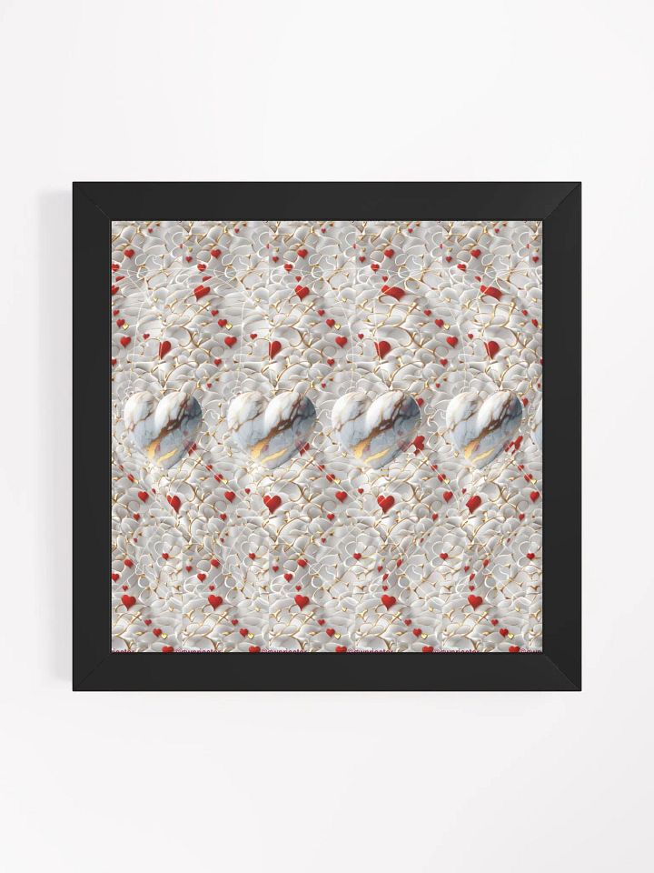 Valentine Heart - Framed 3D Stereogram Poster product image (1)
