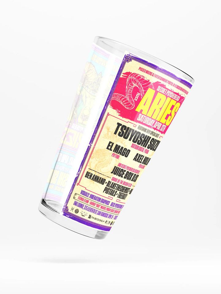 Aries 2024 Shaker Pint Glass product image (2)