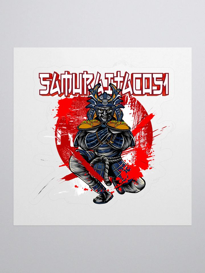 Samurai Tacos1 Kiss Cut Stickers product image (1)
