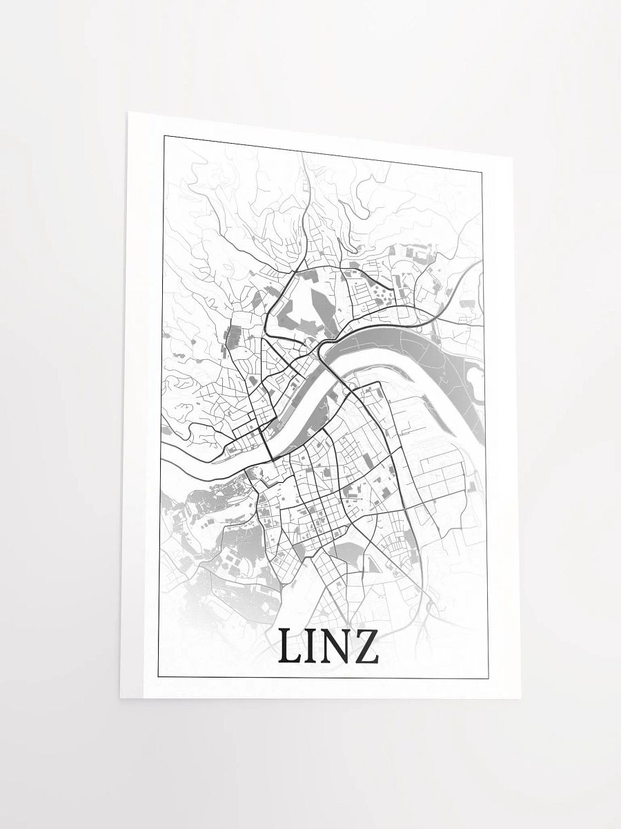 Linz, Austria, city map print product image (12)