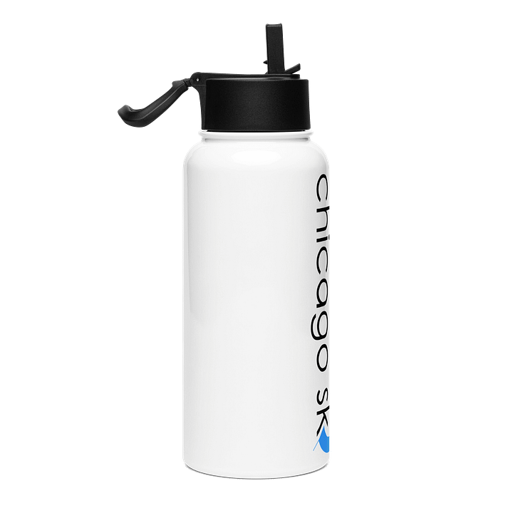 Stainless Steel Water Bottle with Straw product image (2)