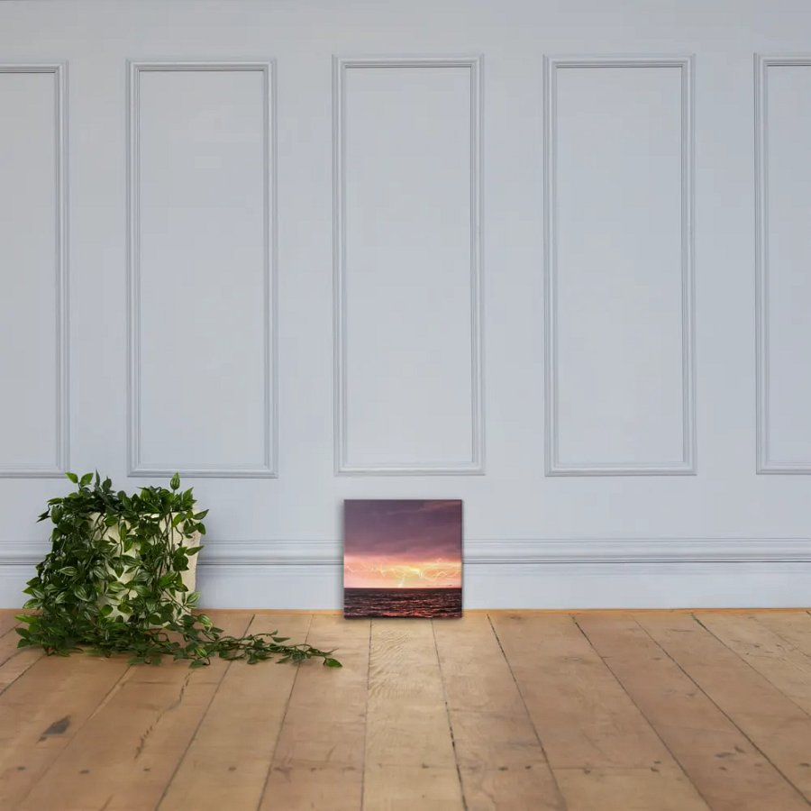 Ocean Lightning Canvas product image (4)