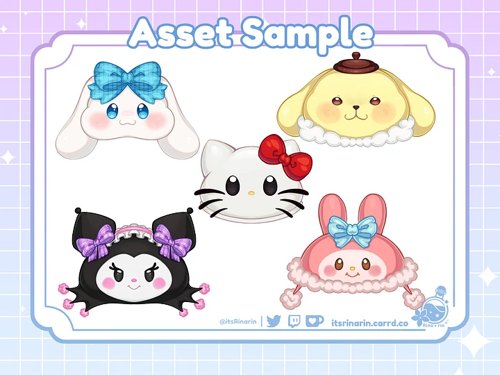 Kawaii Hat Vtuber Asset | Stream Decor product image (1)