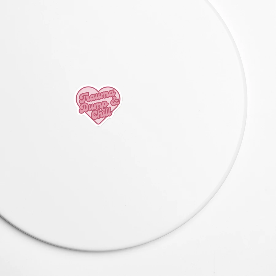 Trauma Dump & Chill Heart Magnets product image (5)