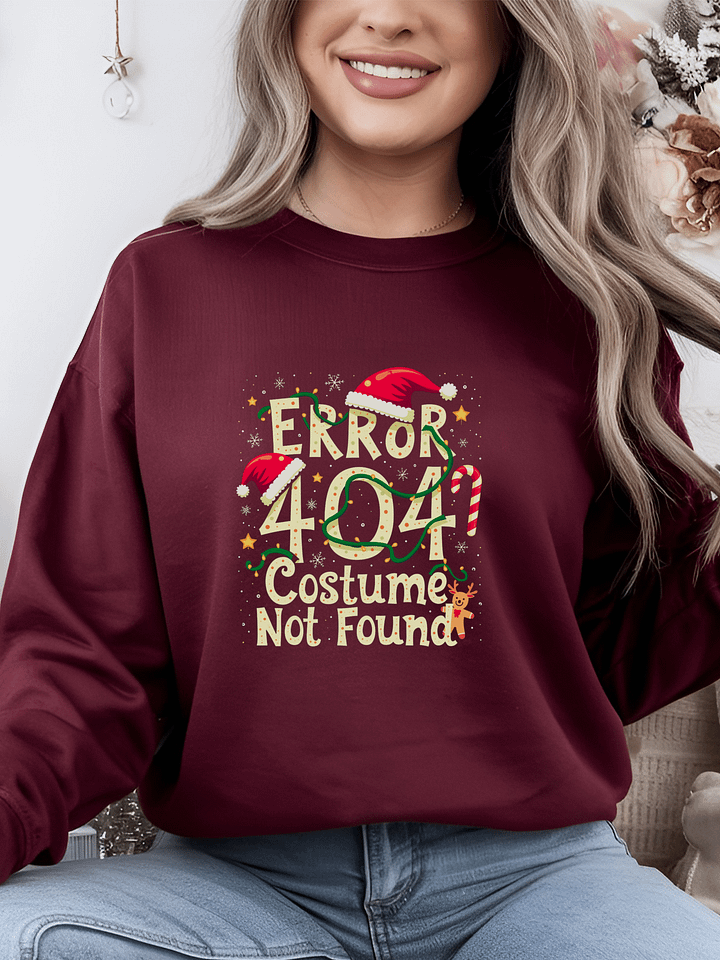 Error 404 Costume Not Found Sweatshirt product image (1)